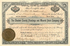 Chester County Plumbago and Mineral Paint Co.